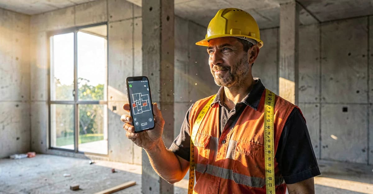 app medição área volume: Como um app mede área sem você colocar a mão