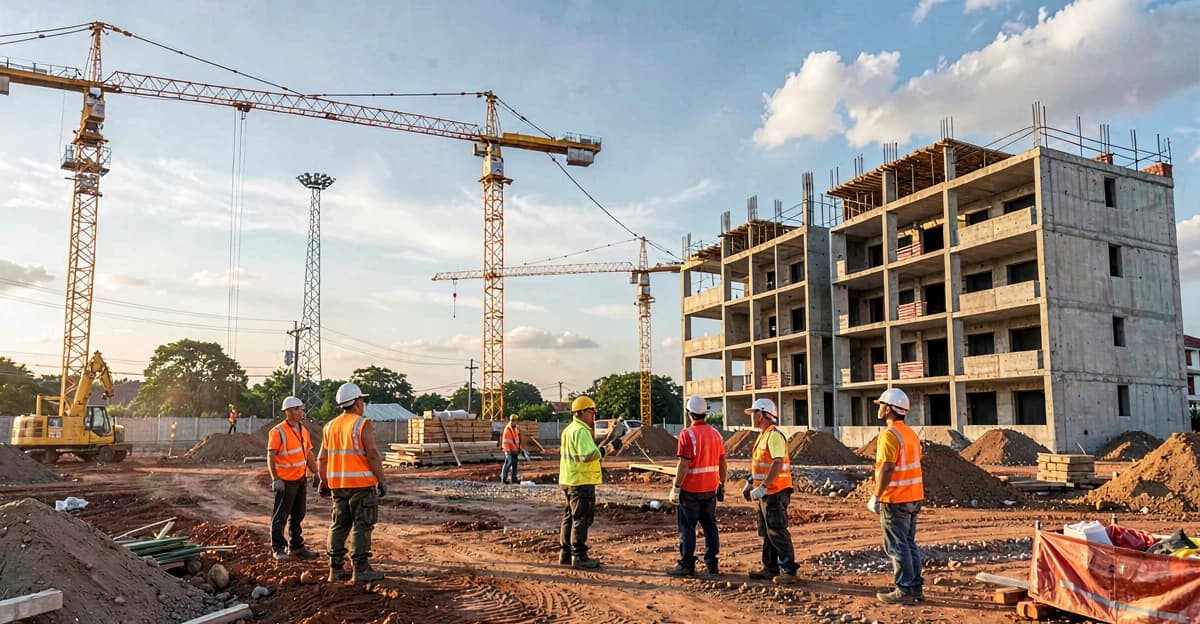 Construção empregou 2,5 mi em 2024 com média de 2,1 salários