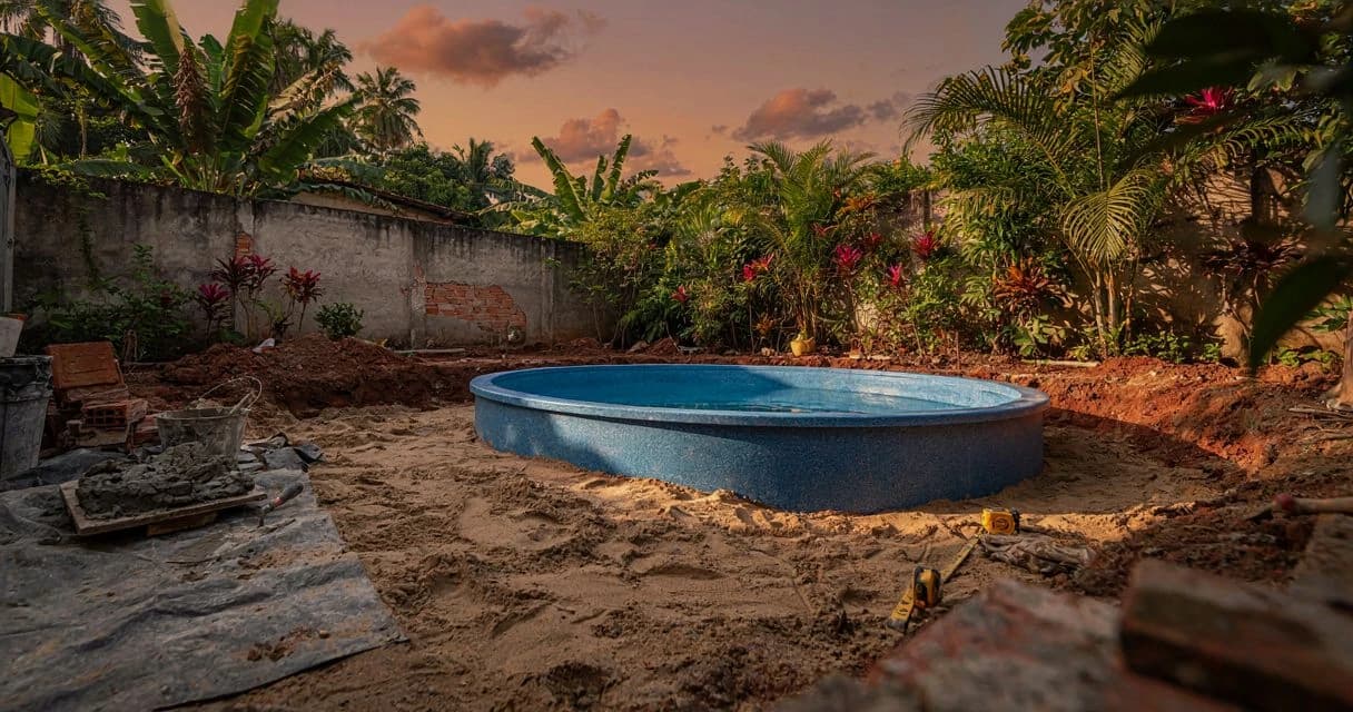 piscina pequena quintal: Piscina de quintal pequeno: cabe mesmo em 8, 10 ou 15 metros quadrados?