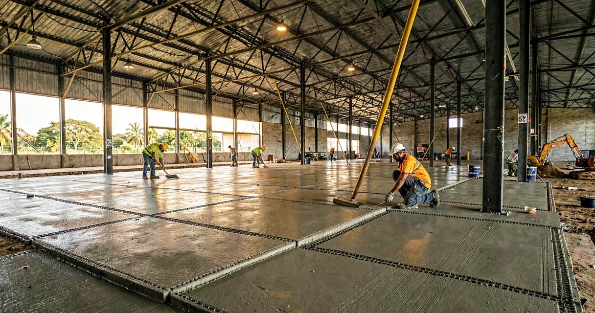 piso industrial concreto armado: O que diferencia o piso industrial de um simples contrapiso