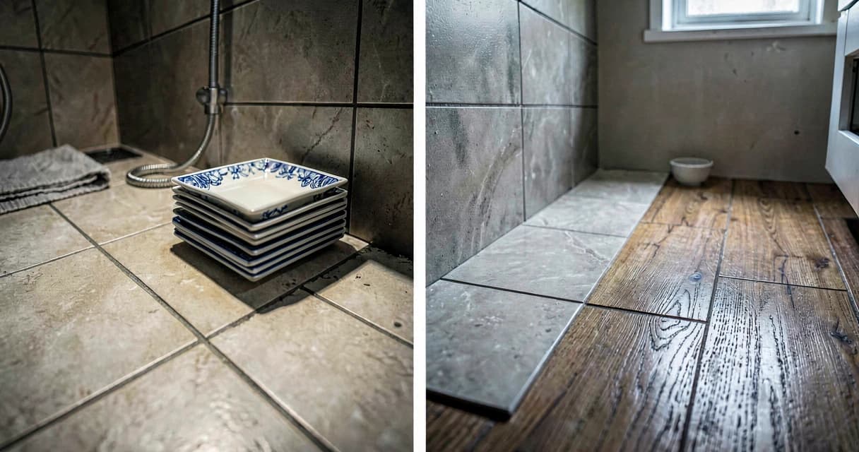 piso banheiro cozinha: Porcelato versus cerâmica: onde está a diferença real
