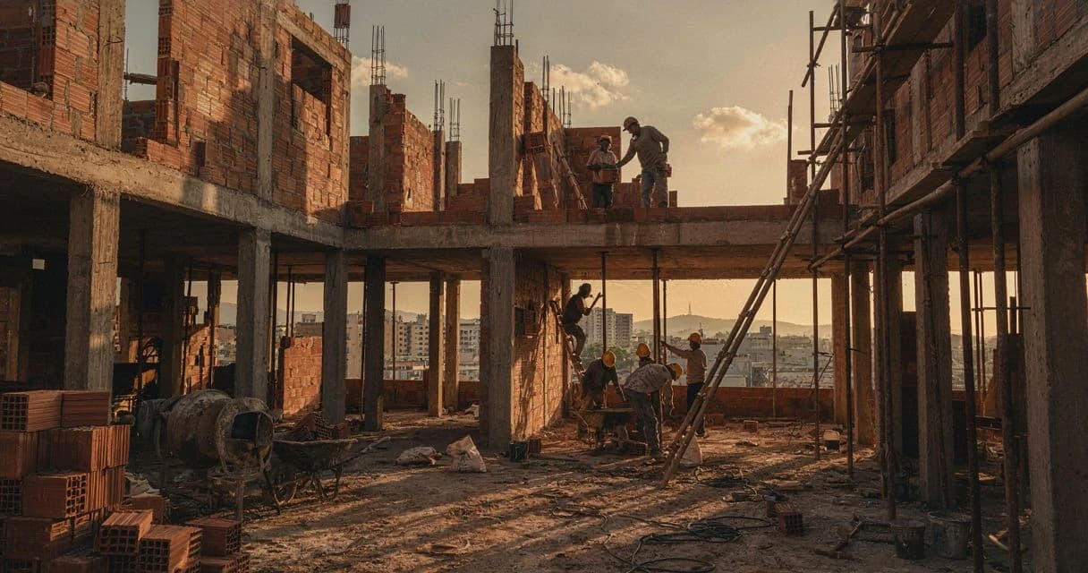 gestão equipe pedreiro produtividade: O cenário que pressiona sua produtividade