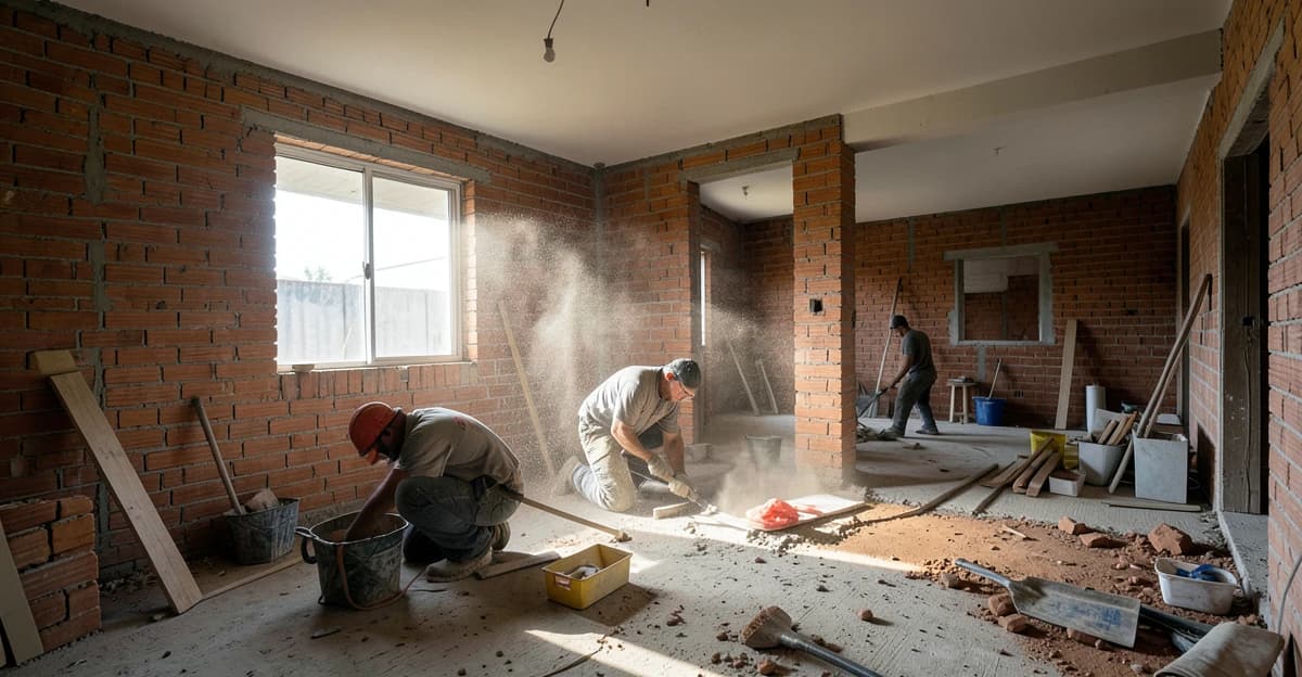 Sequência de reforma apartamento: 6 fases em ordem correta